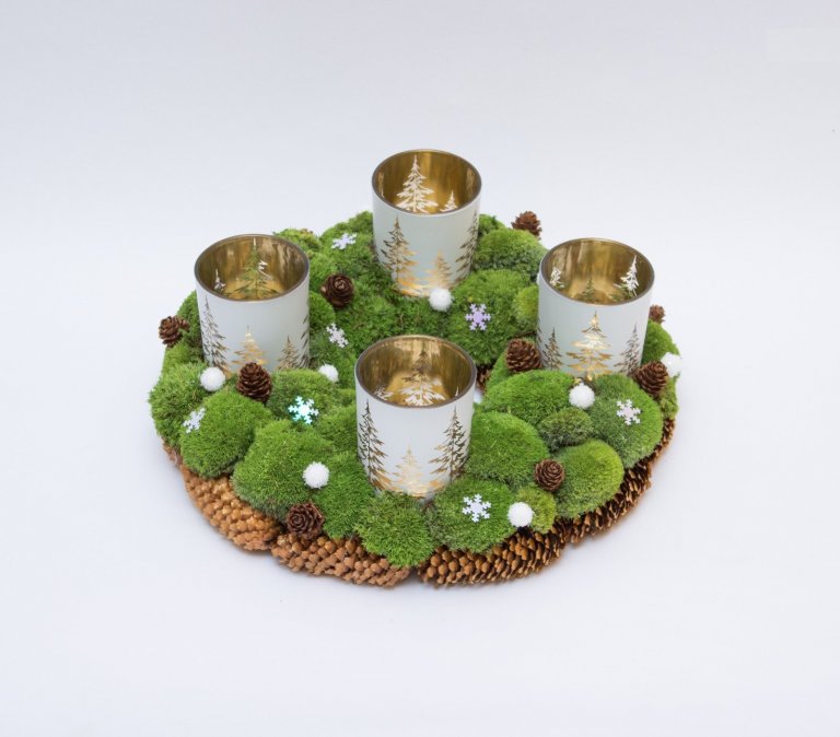 Originální adventní věnce