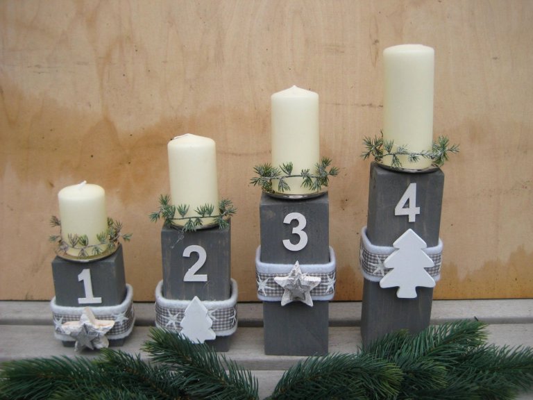 Originální adventní věnce