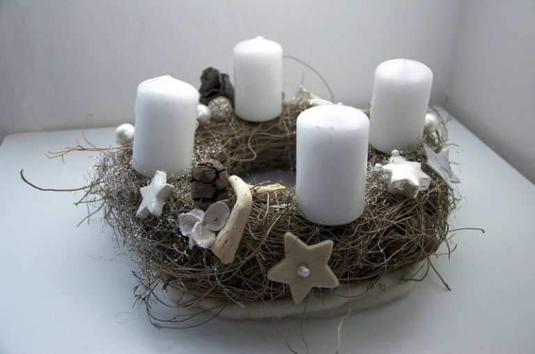 Originální adventní věnce