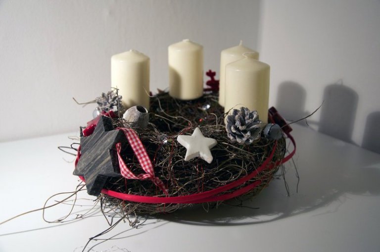 Originální adventní věnce