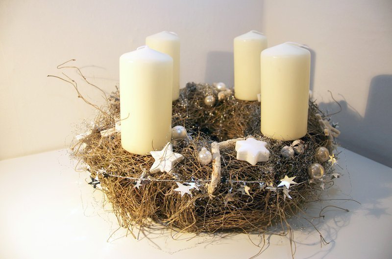 Originální adventní věnce