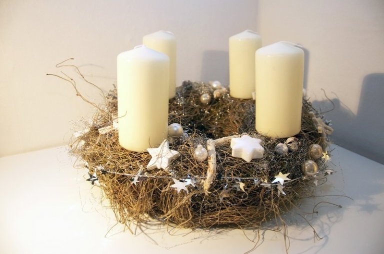 Originální adventní věnce