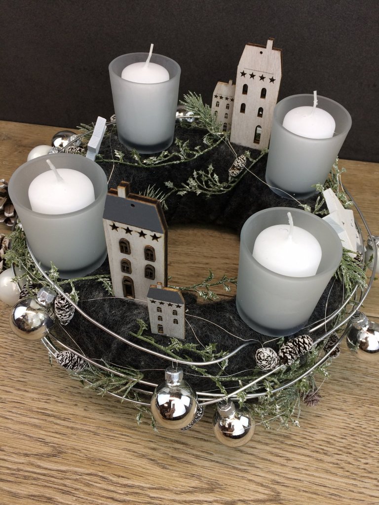 Originální adventní věnce