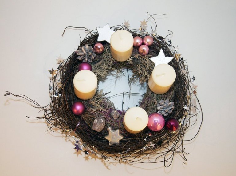 Originální adventní věnce