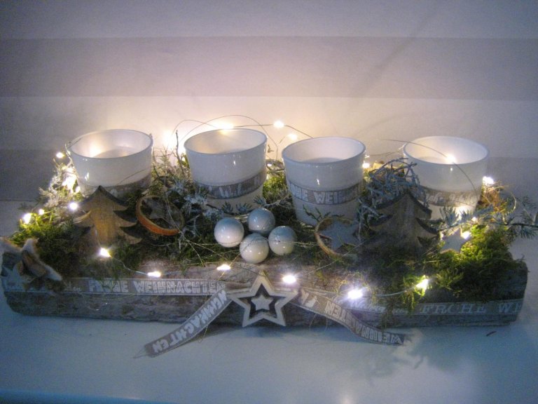 Originální adventní věnce