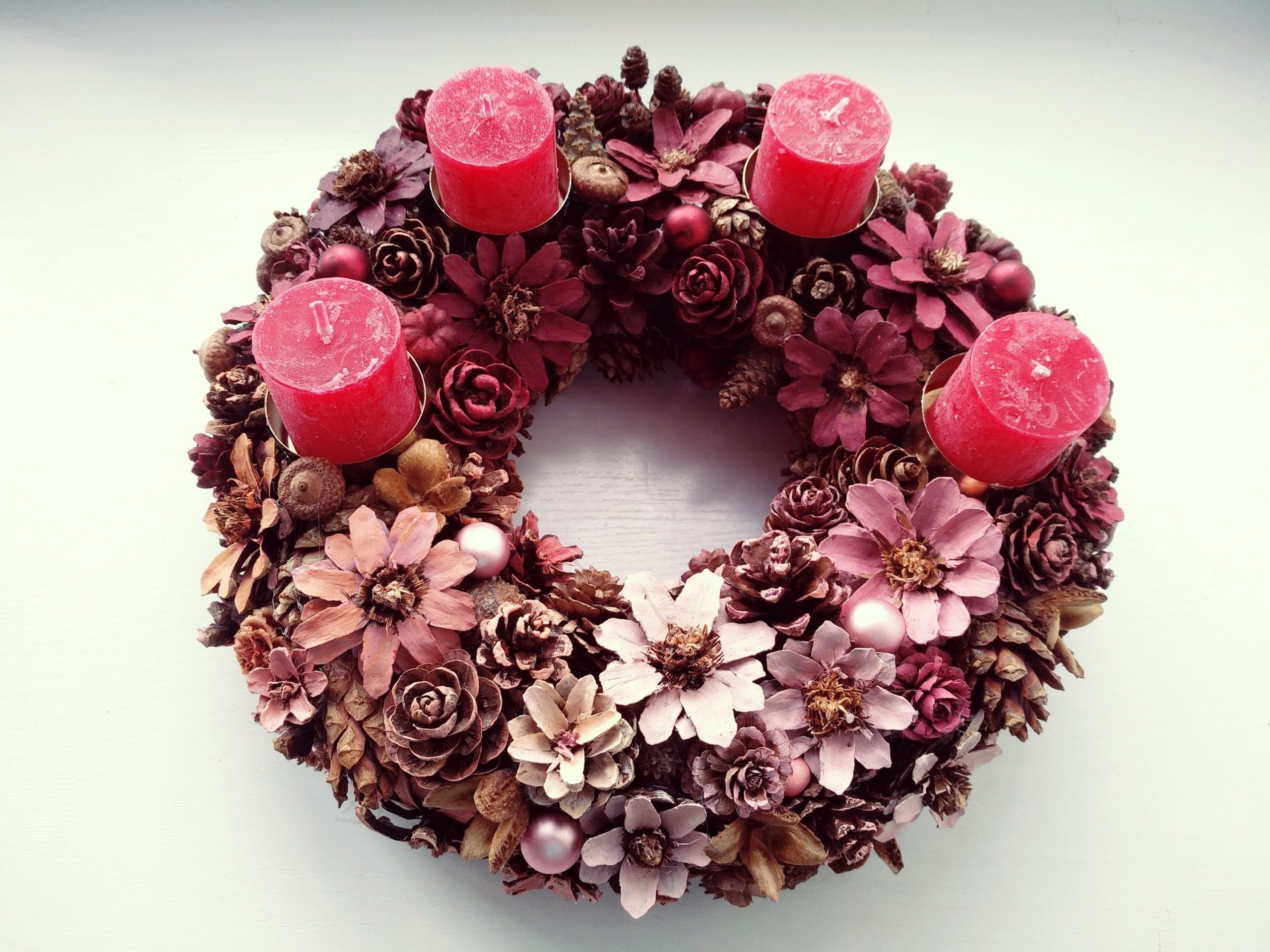 Originální adventní věnce