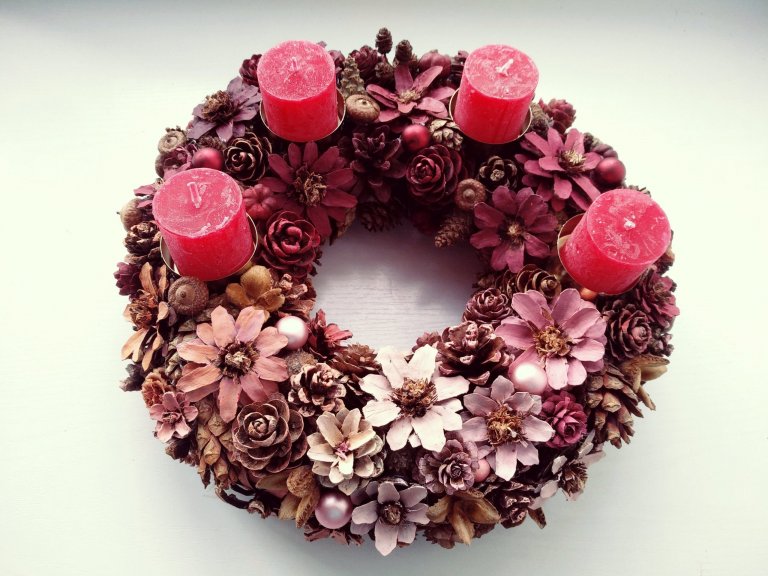 Originální adventní věnce