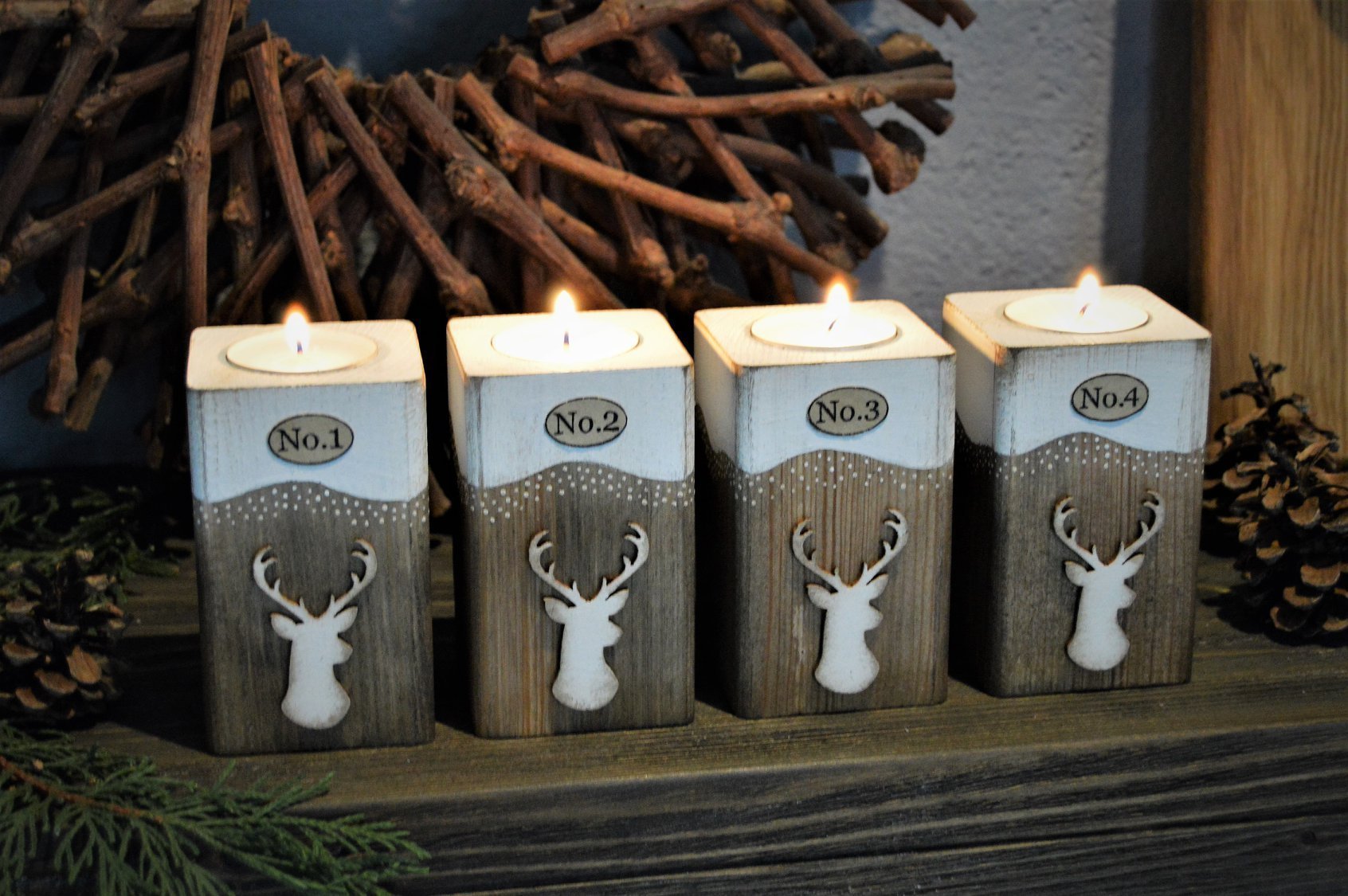 Originální adventní věnce