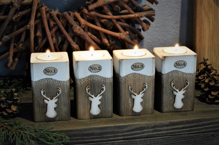 Originální adventní věnce