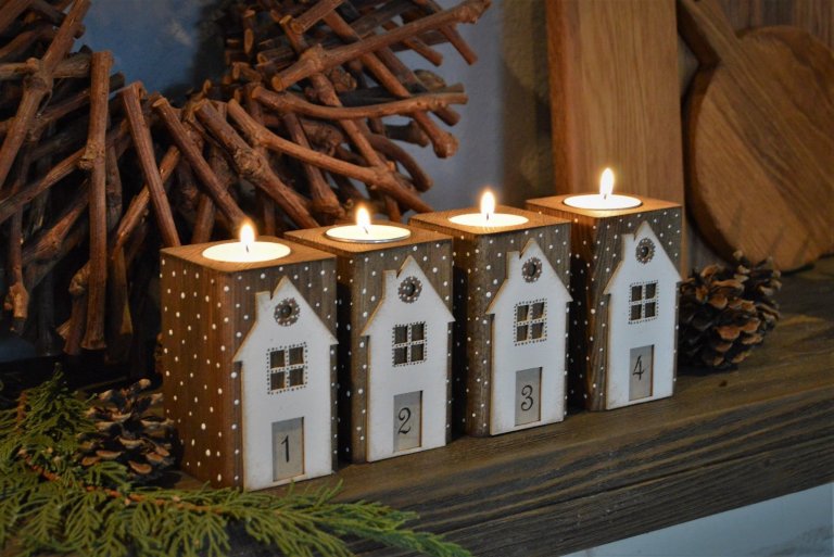 Originální adventní věnce