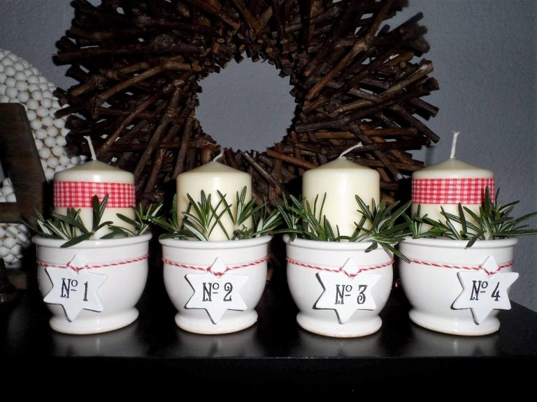 Originální adventní věnce