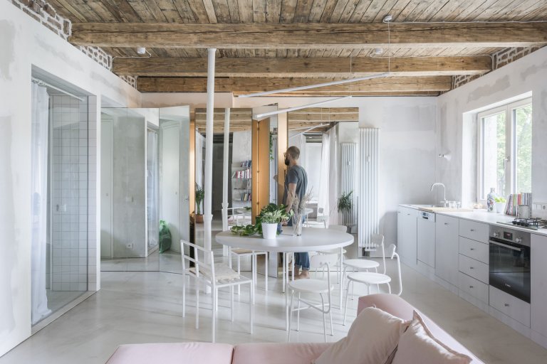 Průzračný byt s pastelovými odstíny