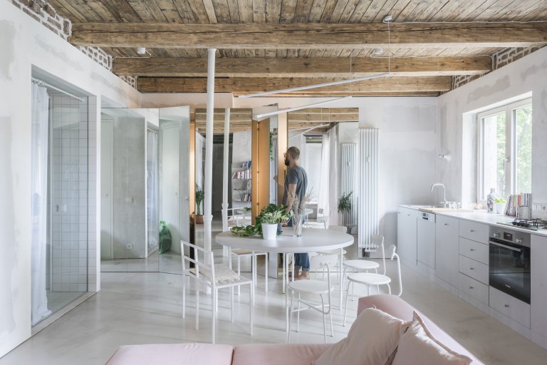 Průzračný byt s pastelovými odstíny