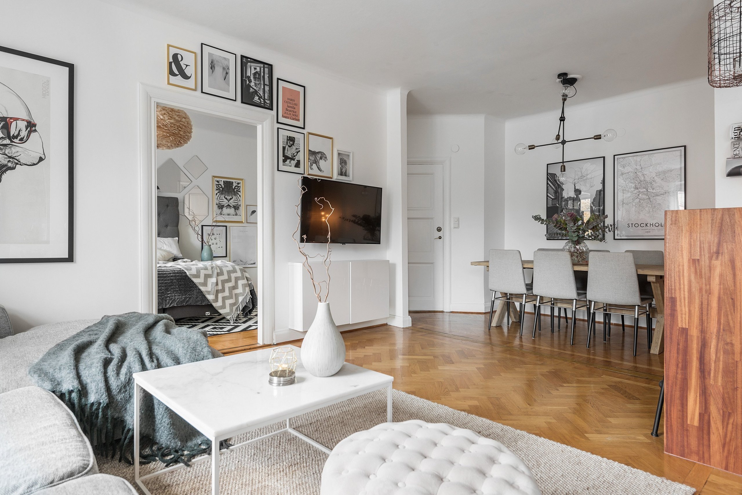 Skandinávské bydlení s pastelovými akcenty