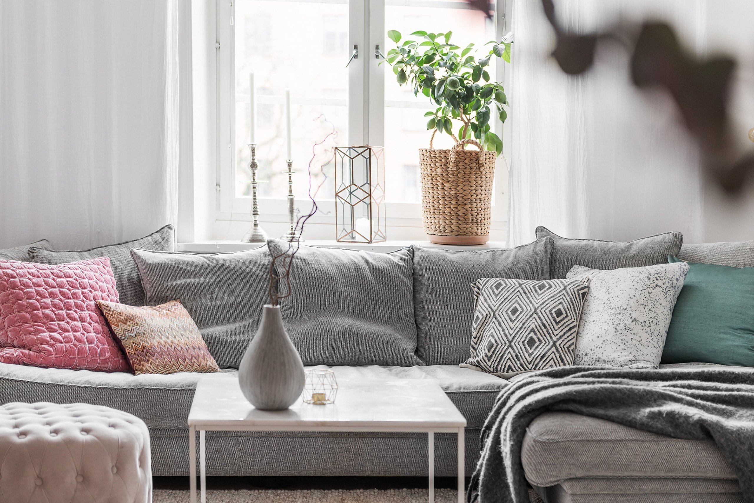 Skandinávské bydlení s pastelovými akcenty