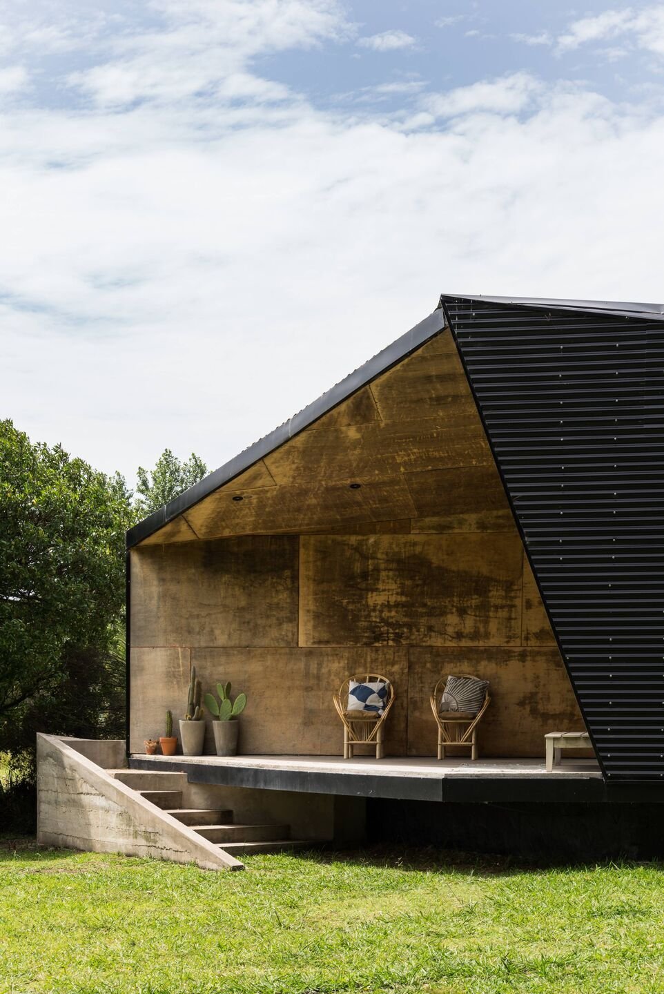 Stará chata v Argentině byla základem moderní transformace