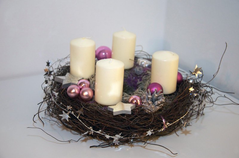 Trendy adventních věnců pro rok 2018