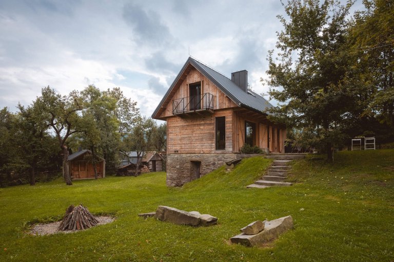 Víkendový dům u lesa