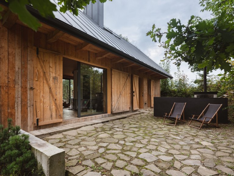 Víkendový dům u lesa