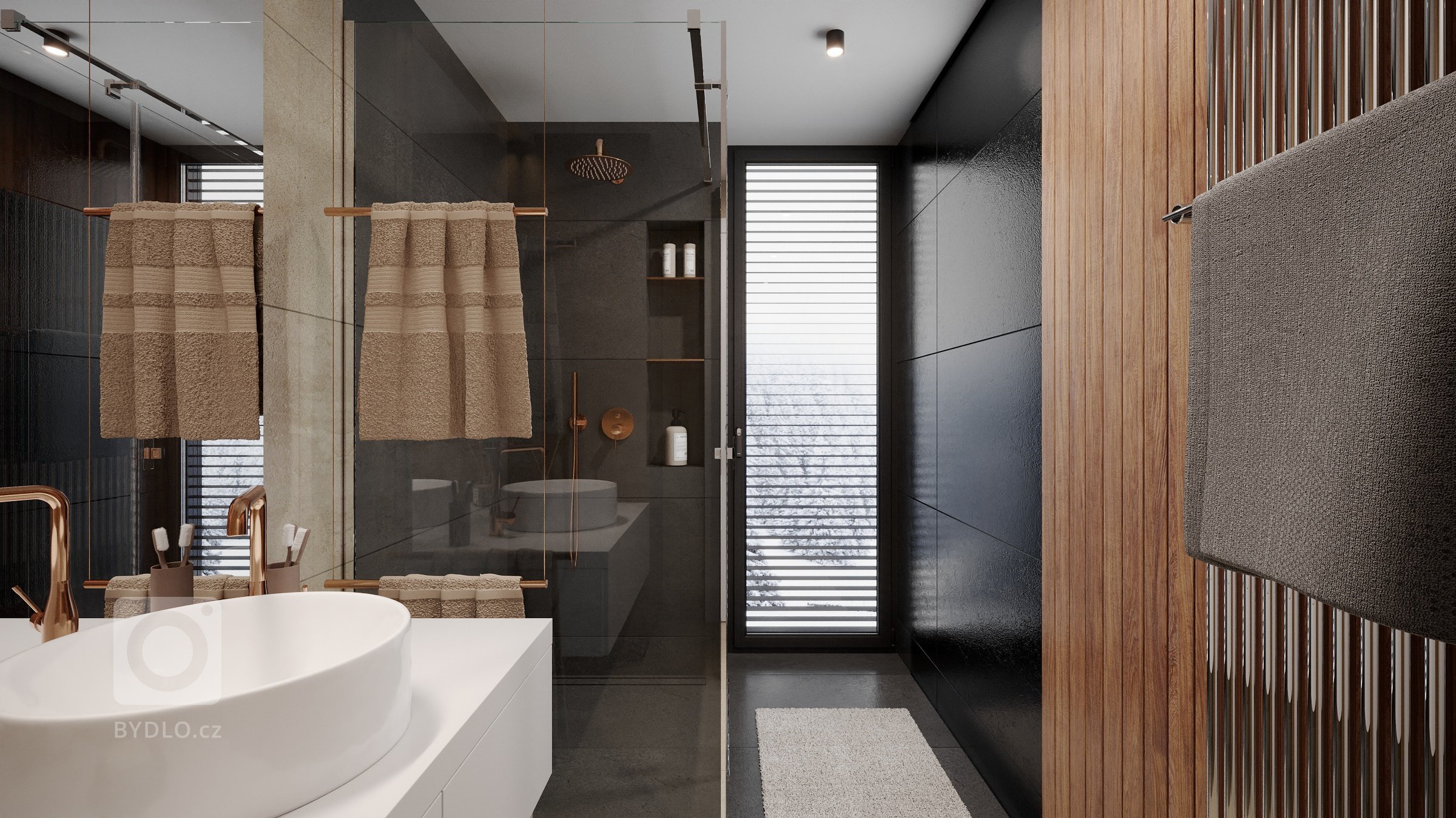 Pro developerský projekt apartmánového domu v Harrachově jsme navrhli možné podoby interiérů. Základem všech interiérů jsou bílé dveře a antracitová okna.
…