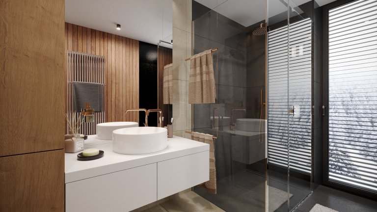 Apartmánový dům Harrachov - horský interiér