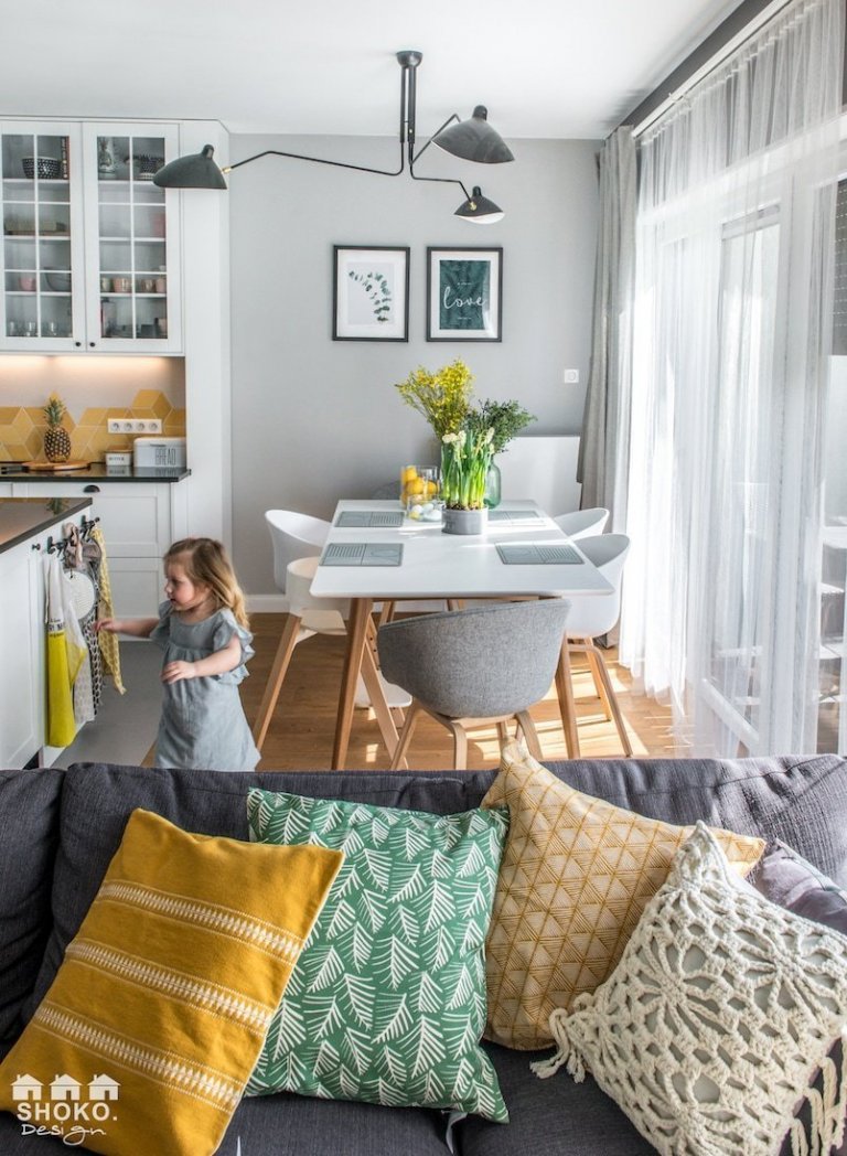 Moderní bydlení v skandinávském boho stylu