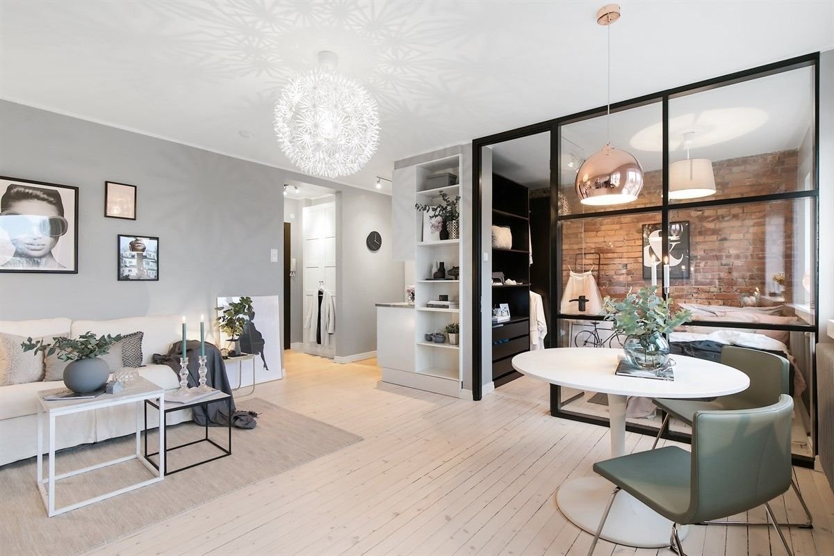 Skandinávský design na 40m2