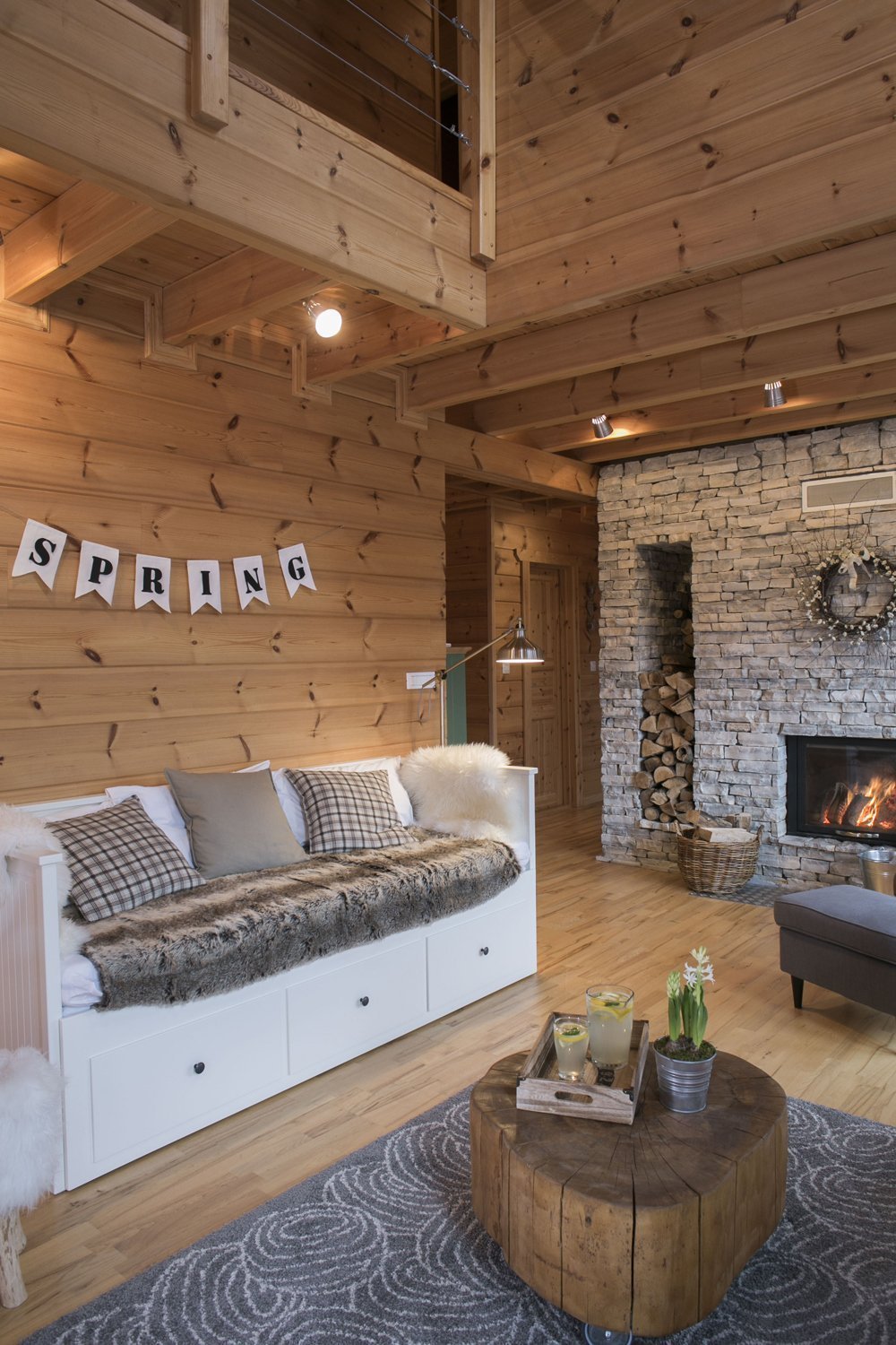 Romantika krbu v dřevostavbě?