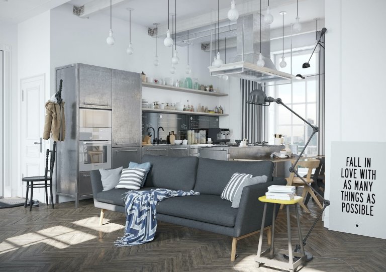 Industriální styl se těší stále velké oblibě