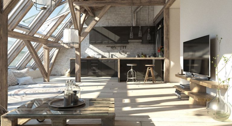 Industriální styl se těší stále velké oblibě