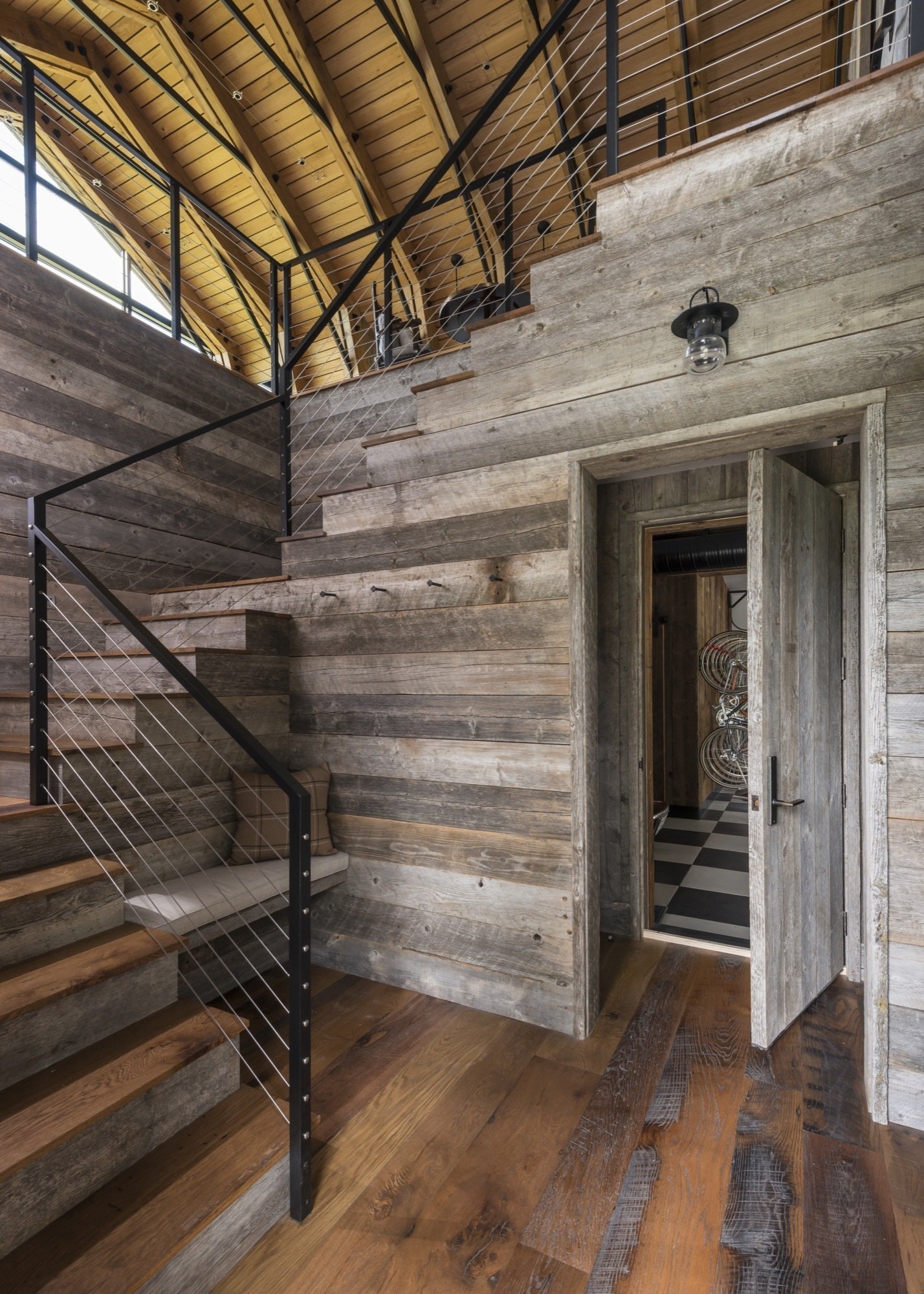 Rustikální stodola v moderním retro stylu