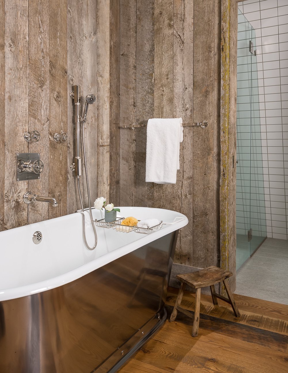 Rustikální stodola v moderním retro stylu