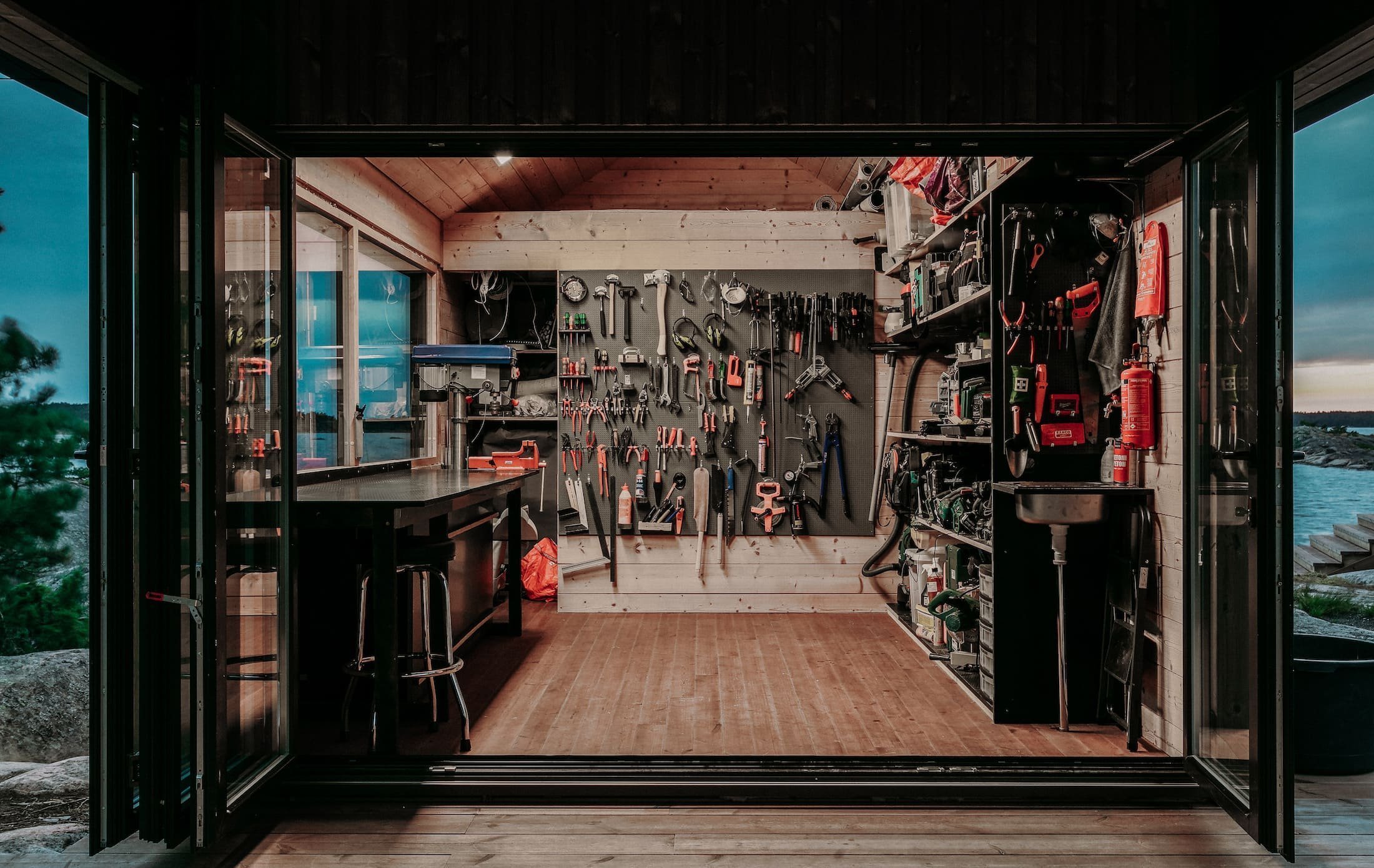 Soběstačné domy ve finském souostroví