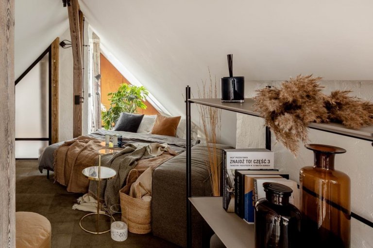Z bývalé sušárny ve věži je kouzelný loft