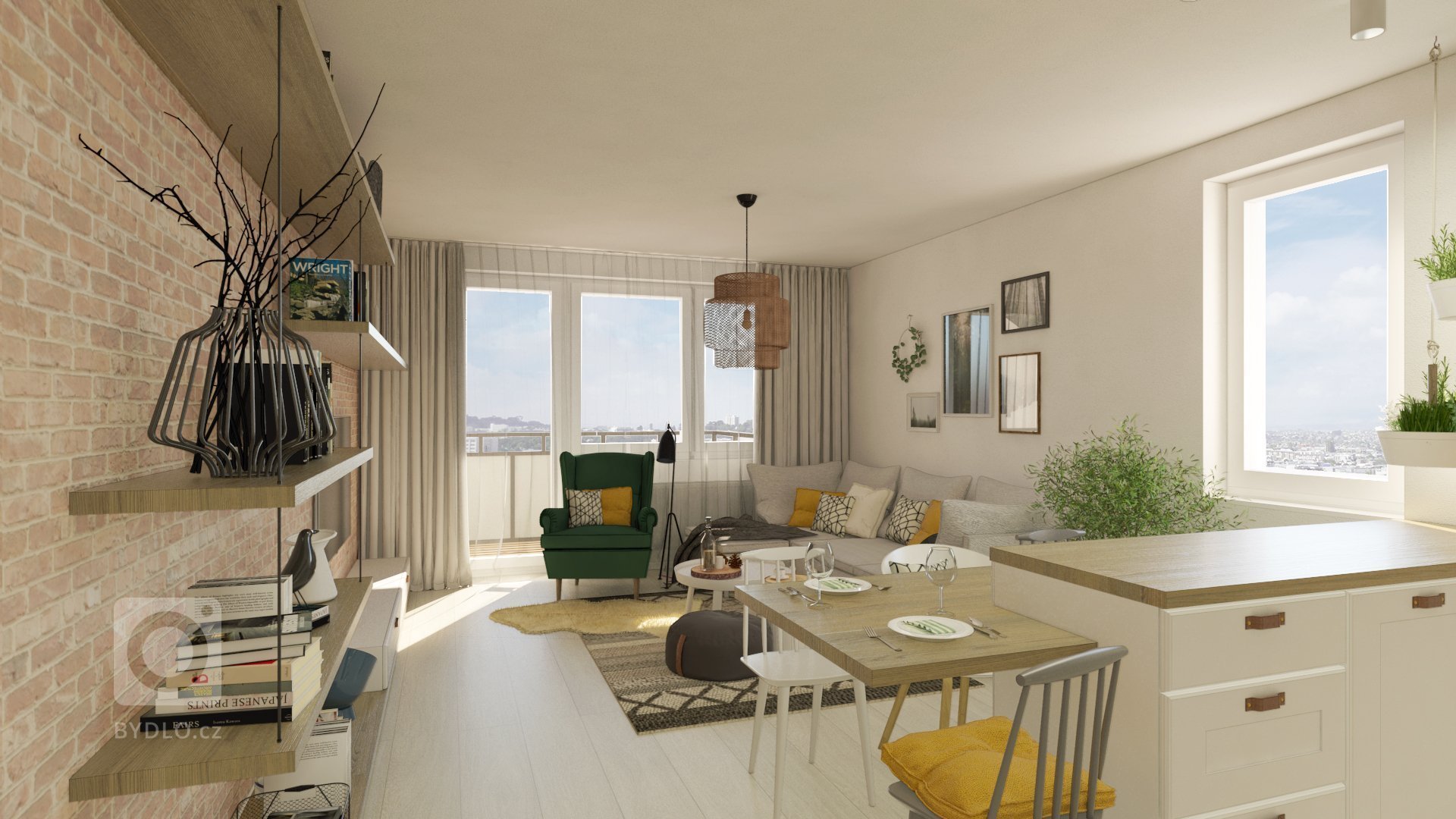 Byt v škandinávskom štýle