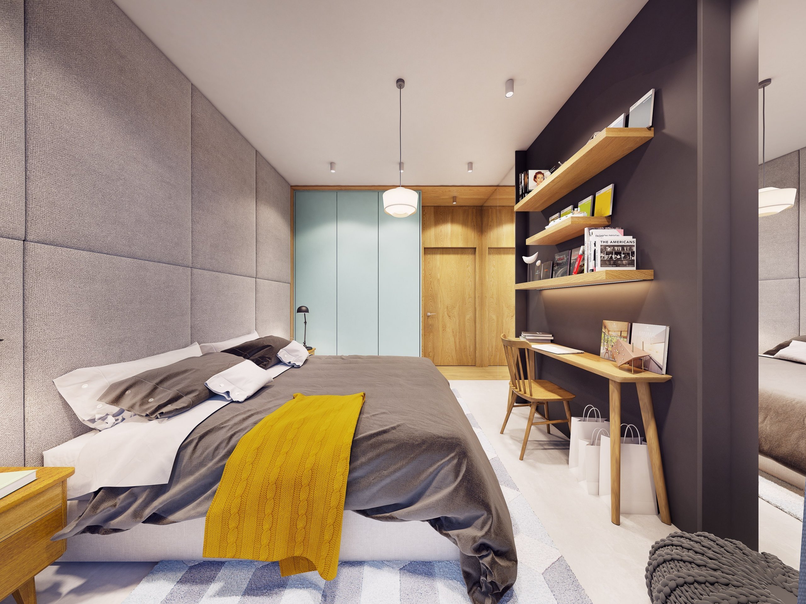 Funky moderní interiér s přírodními akcenty