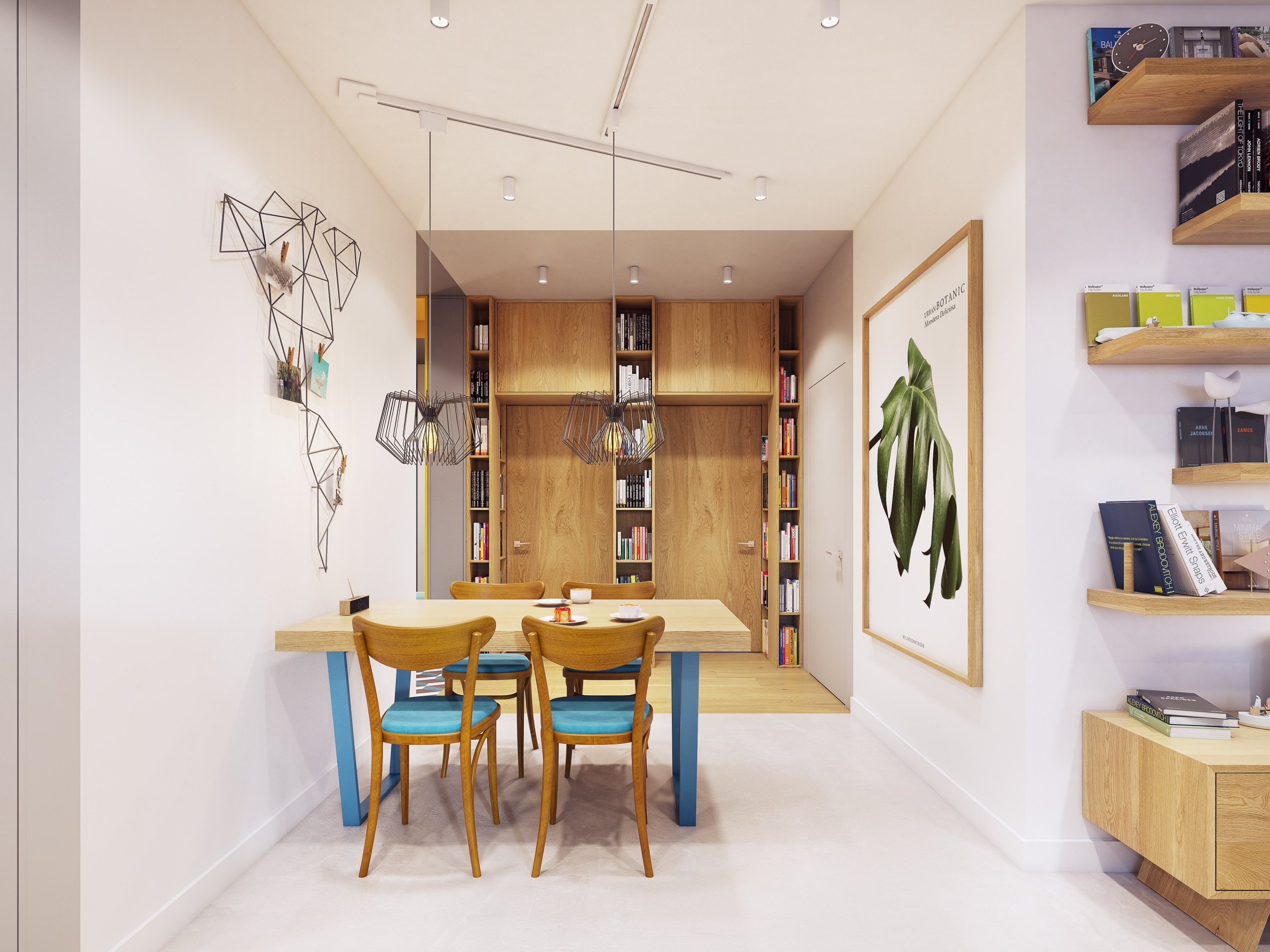 Funky moderní interiér s přírodními akcenty