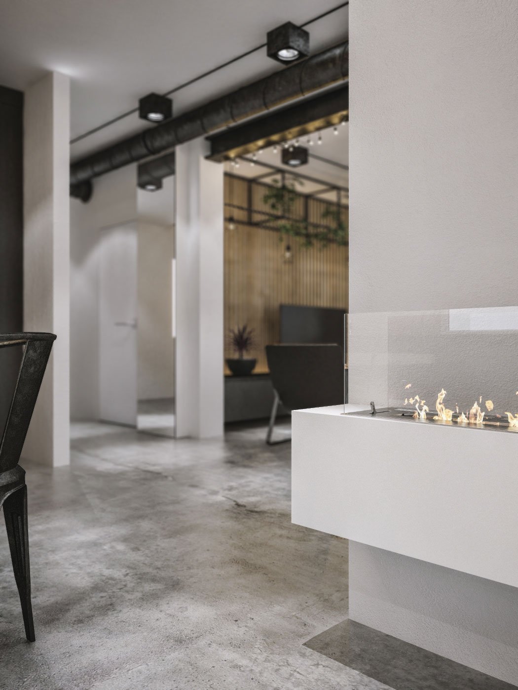 Industriální styl se špetkou luxusu