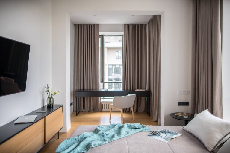 Moderní interiér bytu v Kyjevě