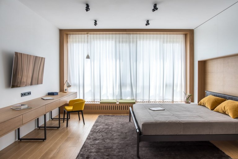 Moderní interiér bytu v Kyjevě