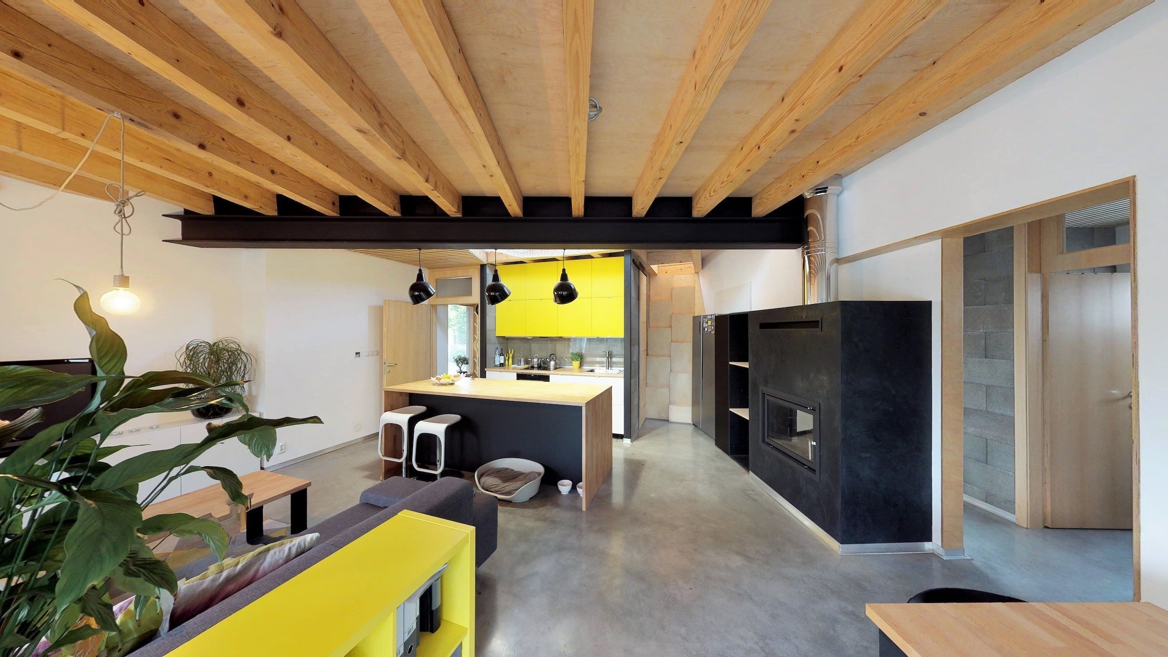 Rodinný dům se světlíkem