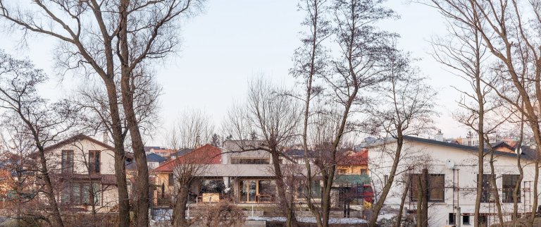 Rodinný dům se světlíkem