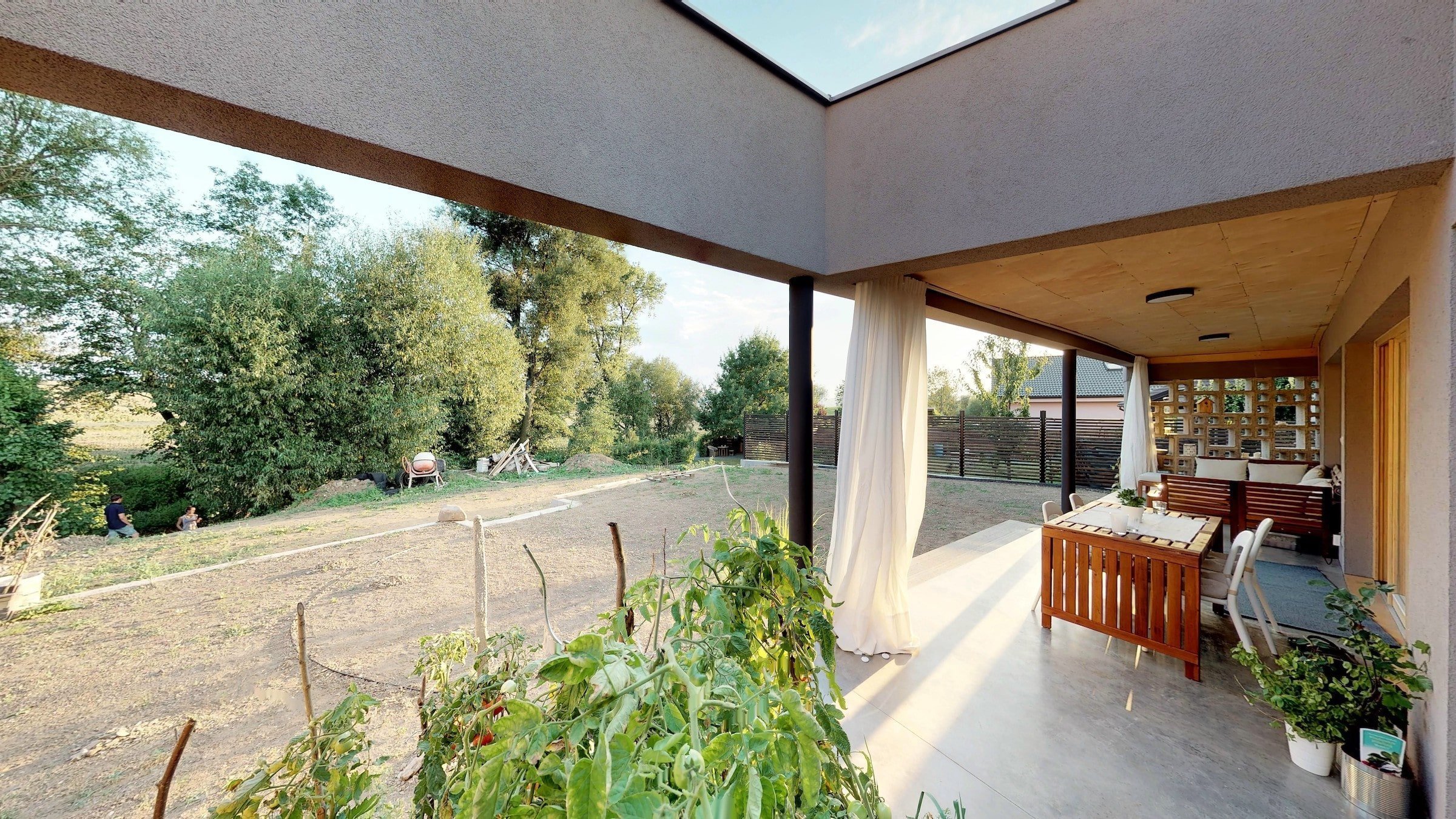 Rodinný dům se světlíkem