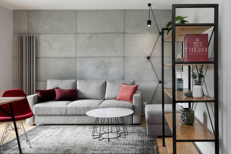 Šedá barva v interiéru není nuda