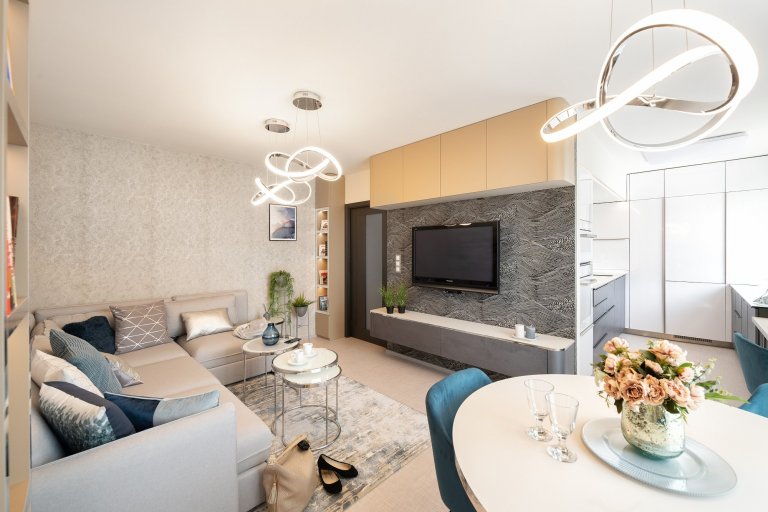 Moderní byt s elegantními prvky
