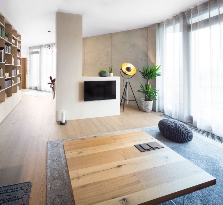 Výroba nábytku našimi truhláři podle návrhu bytového architekta
