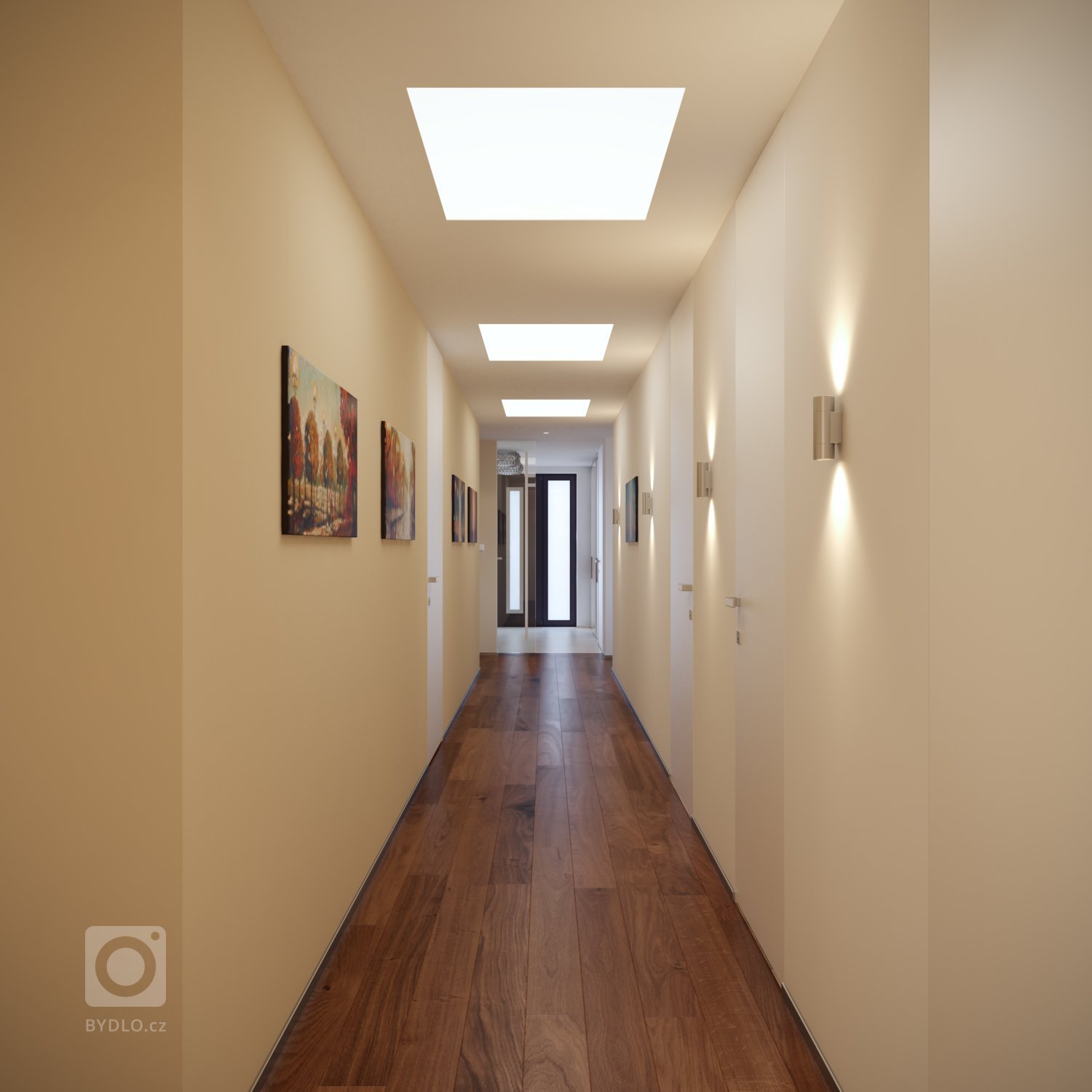 Návrh a vizualizácie luxusného bytu v Prahe. V prvej časťi projektu som vypracoval návrh a vizualizácie obývacej izby spojenej s jedálňou a kuchyňou. V druhej…