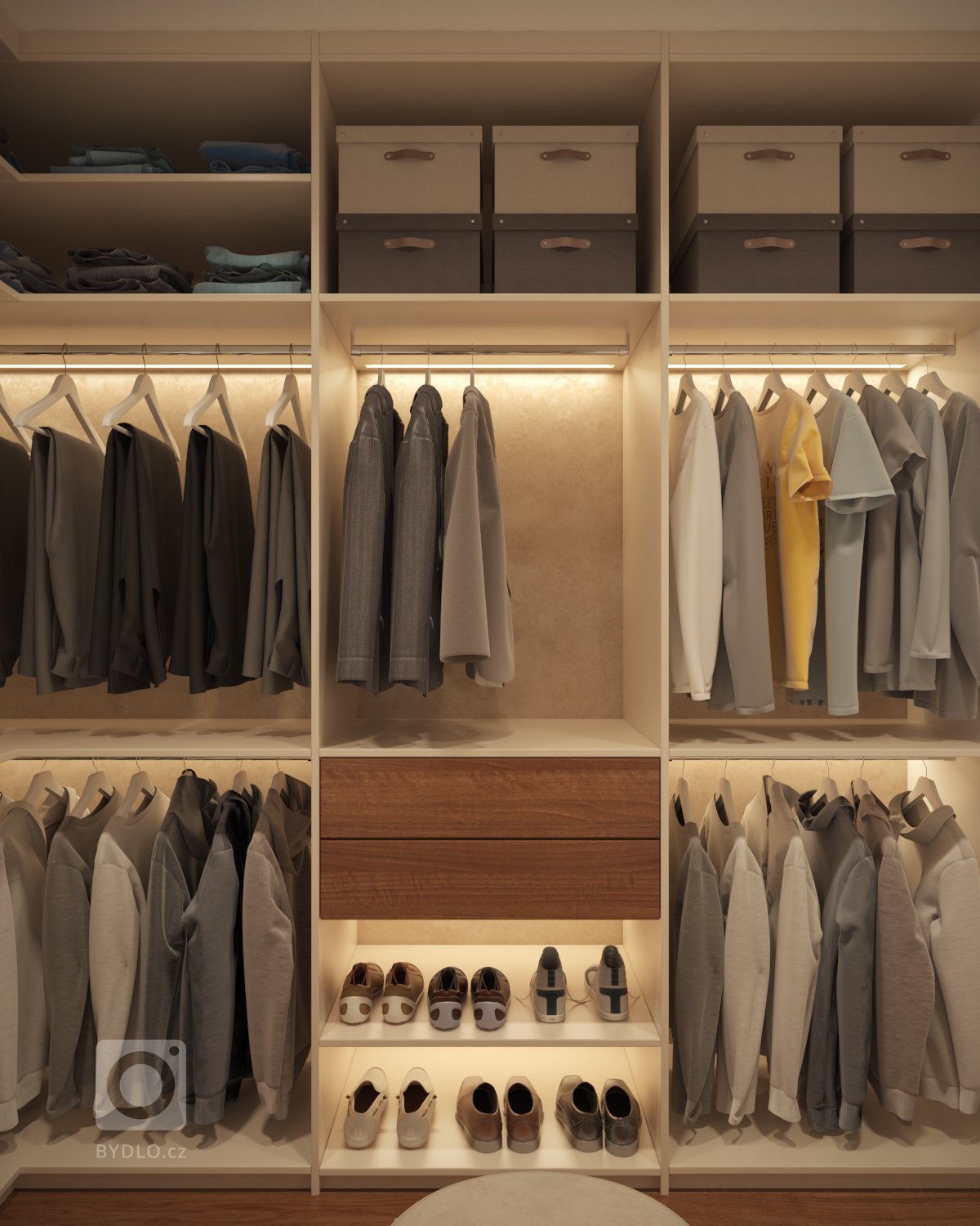 Návrh a vizualizácie luxusného bytu v Prahe. V prvej časťi projektu som vypracoval návrh a vizualizácie obývacej izby spojenej s jedálňou a kuchyňou. V druhej…