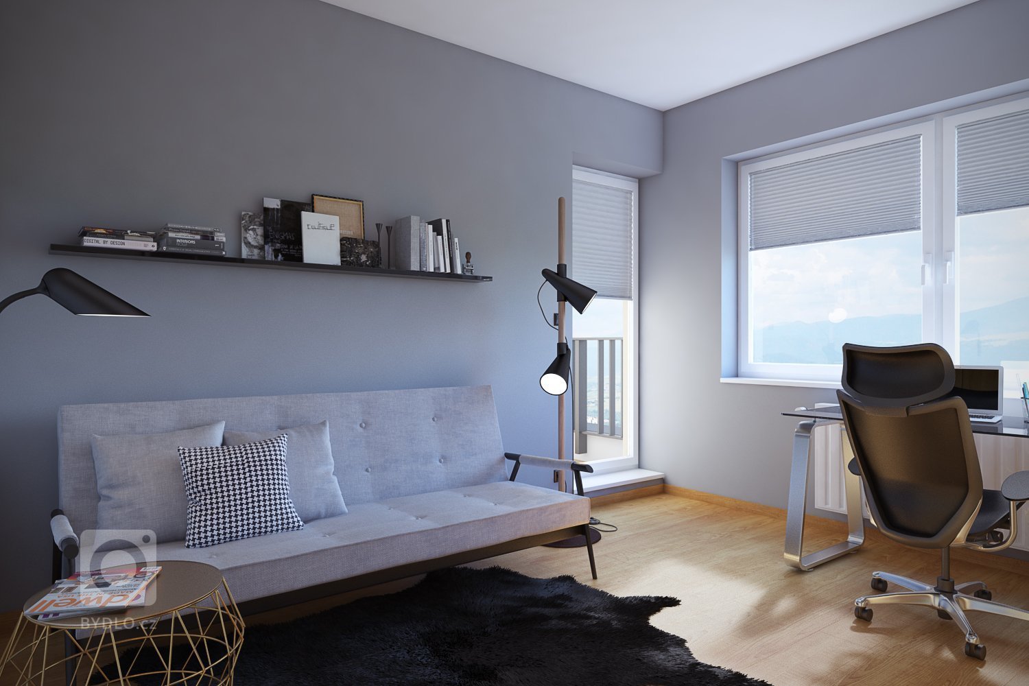 Projekt hosťovského bytu v Banskej Bystrici, kde som vypracoval vizualizácie pre štúdio ZUWE s.r.o., ktoré riešilo návrh bytu. Projekt sme začali riešiť…