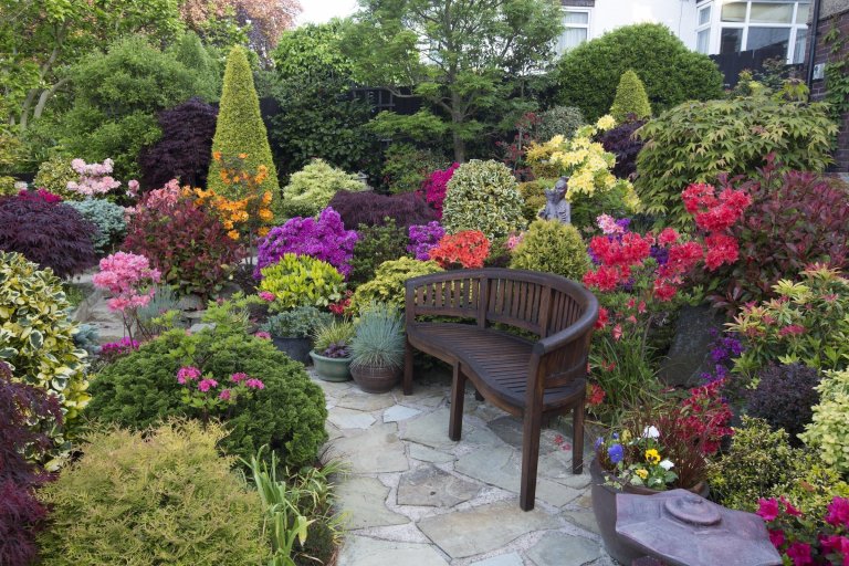 Oceňovaná zahrada hraje všemi odstíny podzimních barev